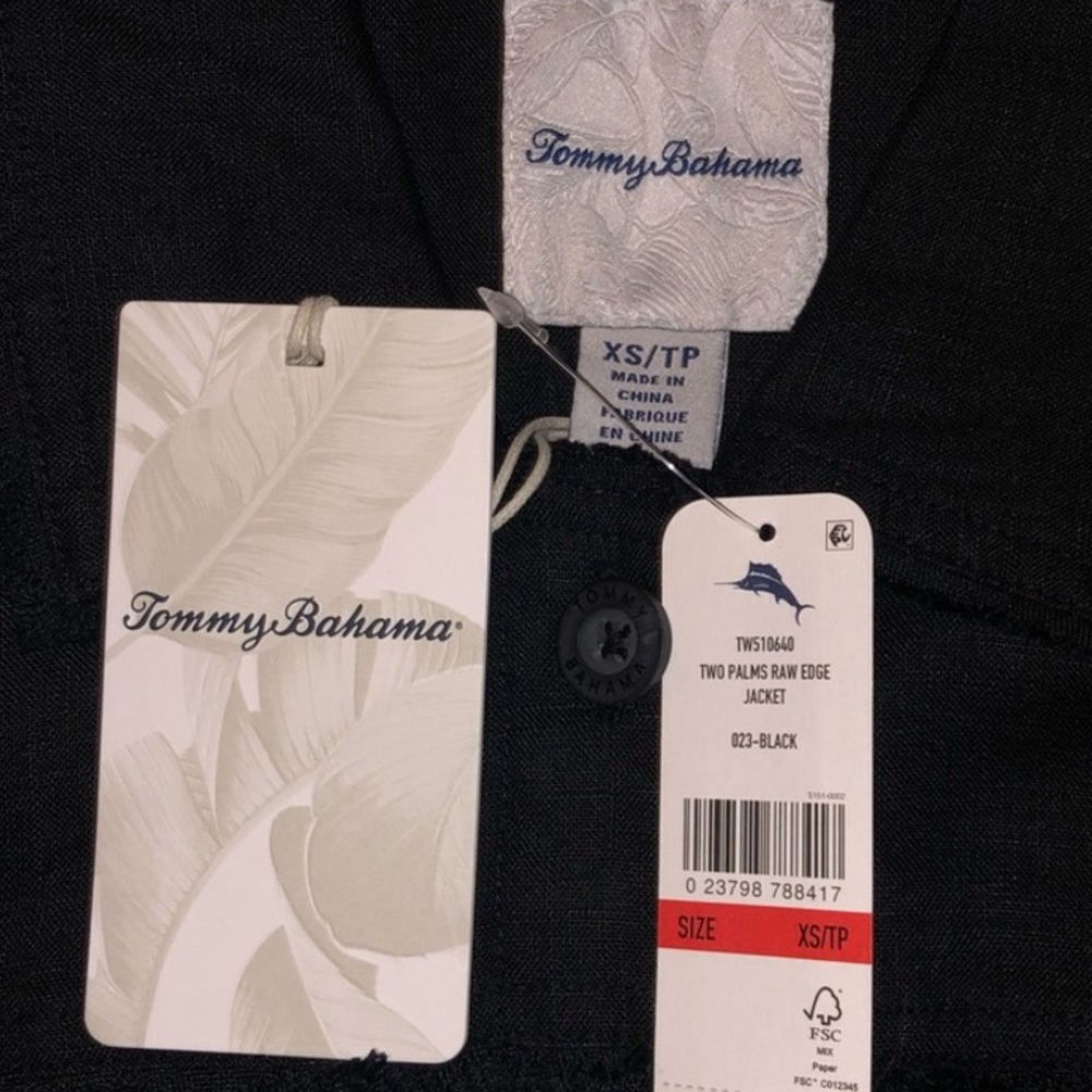 Tommy Bahama Two Palm Raw Edge Point Collar Jacket - Picture 14 of 16